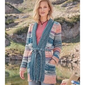Sundance Catalog Hayden Cardigan Size S Multicolor Stripes